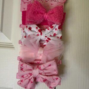 Stepping Stones 4 Head Wraps/headbands 0-12 Months